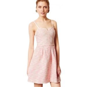 Moulinette Soeurs Anthropologie Tweed sleeveless Dress Multicolor/pink NWOT